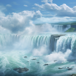 美しい滝の夢の環境を分析する