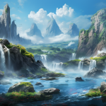 ロマンチックな滝の誘惑：美しい滝の夢の環境分析