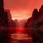 赤い湖を見る夢の意味とは？感情の浄化と自己発見の旅への招待