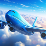 青い飛行機を見る夢の意味：目標達成と未来の航空への示唆