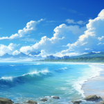 青い海岸線を見る夢：リラックスとバランスの大切さを考える