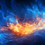 青い火を夢に見た場合の意味：情熱と創造力の表れを解読