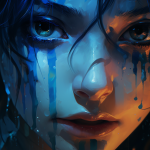 青い涙を流す夢の意味とは？感情と癒しの過程を解明