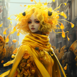 黄色い仮装を夢に見た場合の意味：自己表現と新たな役割への関心