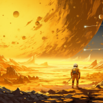 黄色い空間旅行：夢の中での宇宙探索と未知なる可能性
